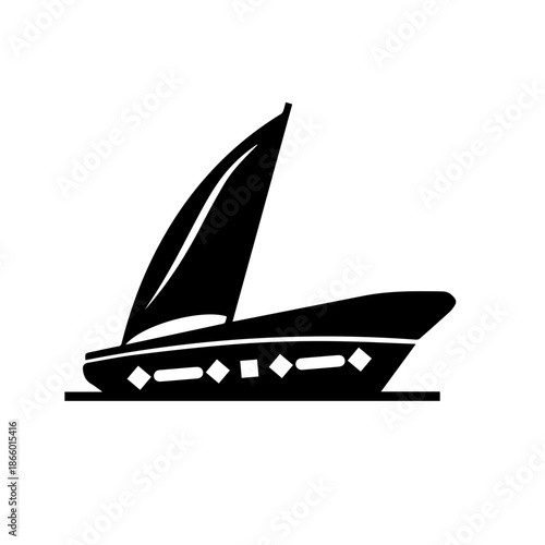 Boat Vector Illustration – Nautical Travel, Sailing, and Marine Adventure Design