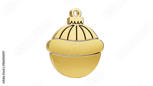 Golden Acorn Pendant