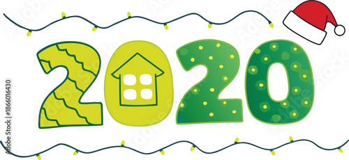 Green eco house vector illustration with leaf roof symbolizing sustainable living and environmental design