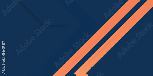 Dynamic interplay of blue and orange stripes creating a modern abstract background design. Vectors abstract graphic design.Can be used for banners, store discounts, business cards.Vector illustration.