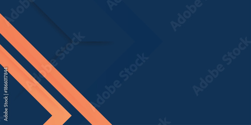 Dynamic interplay of blue and orange stripes creating a modern abstract background design. Vectors abstract graphic design.Can be used for banners, store discounts, business cards.Vector illustration.