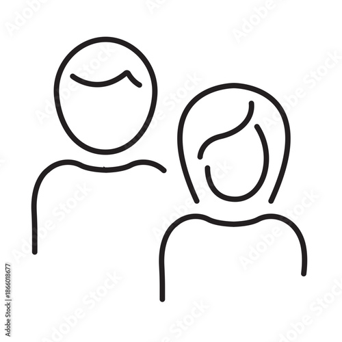 Family Parents Portrait Icon