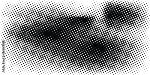 Dots halftone yellow and dark blue color pattern gradient grunge texture background. Dots pop art sport style vector illustration.