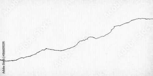 A vintage grunge backdrop featuring a ripped paper texture over a cracked gray wall with a torn blank edge and empty cardboard frame design