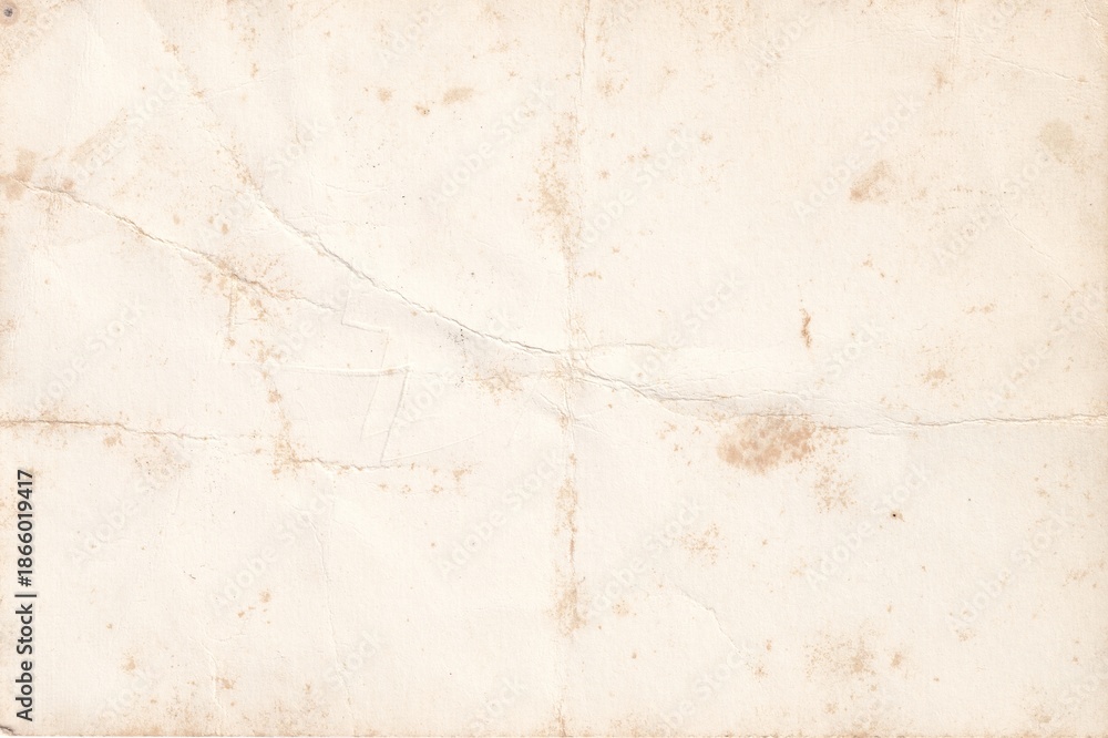 Fototapeta premium The back of an old photograph. Texture of old yellow paper.