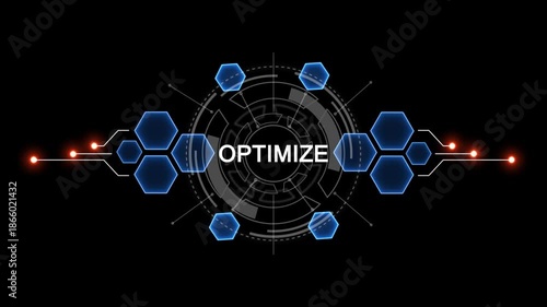 Wallpaper Mural Global network connection concept digital technology optimize business finance security innovation teamwork success data analysis machine learning artificial intelligence. 4k video  Torontodigital.ca