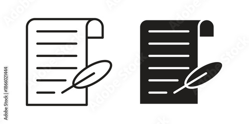 History icons collection. Line vector sign, symbol for web and mobile