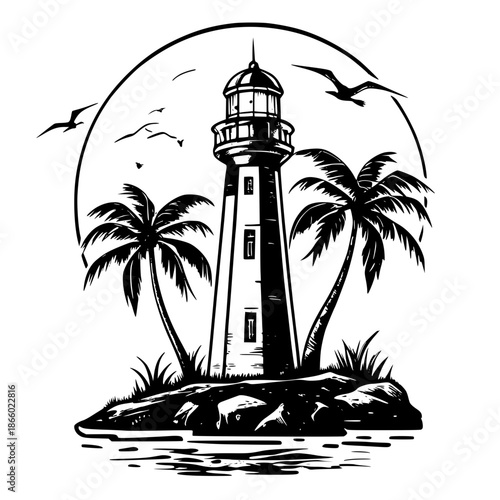 lighthouse on the beach