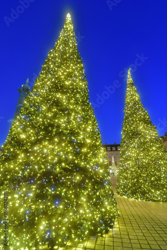 Christmas Illuminations at Place Vendôme in Paris, France at Night — January 3, 2026