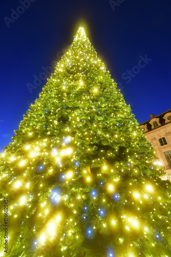Christmas Illuminations at Place Vendôme in Paris, France at Night — January 3, 2026