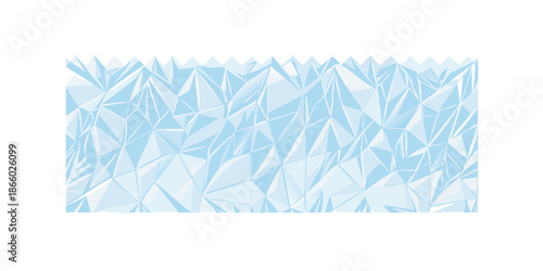 Abstract blue crumpled paper texture