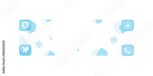 Digital icons representing metadata tools