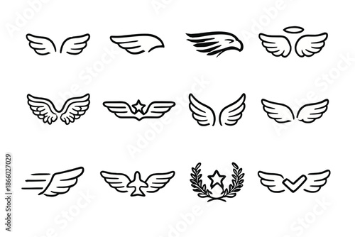 Collection of Wing Icons