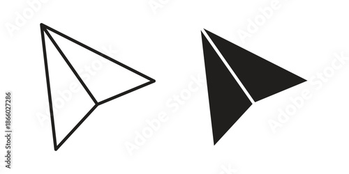Paper plane icons collection. Line vector sign, symbol for web and mobile Free Download Paper plane icons collection. Line vector sign, symbol for web and mobile - GFXLoad