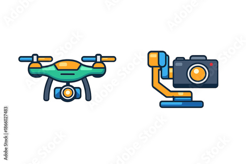 Drone and Gimbal Icons