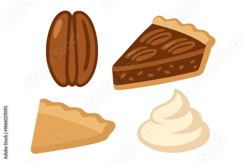 Pecan Pie and Ingredients