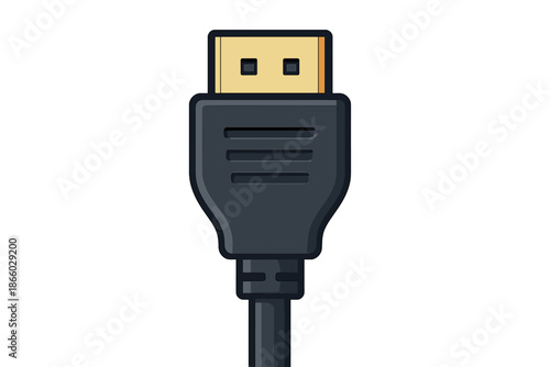 Close-up of HDMI Cable Connector