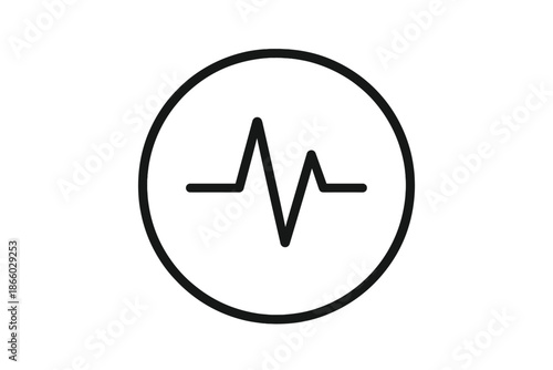 Free Download Abstract Pulse Line in Circle - GFXLoad