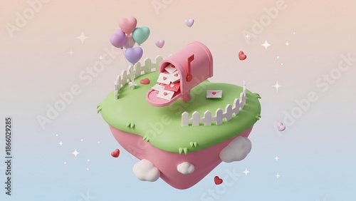 Valentines Day background with red hearts and golden glitter