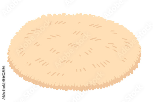 Fluffy round shape with glowing aura