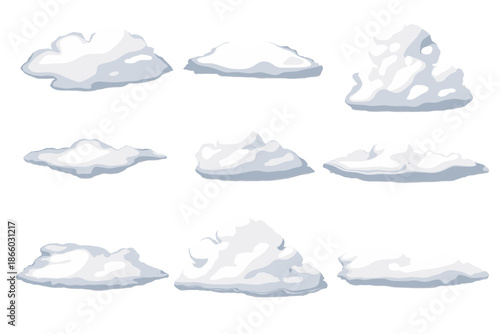 Clouds on a dark background with light rays