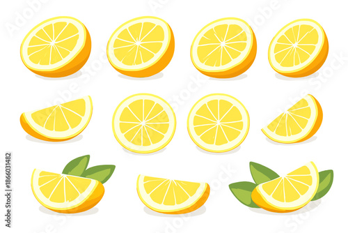 Bright and Glowing Lemon Slices