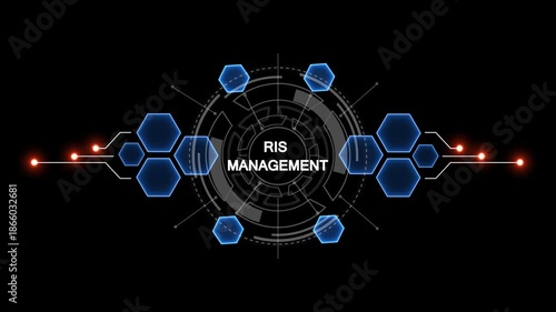 Wallpaper Mural Global network connection concept digital technology RIS management business finance security innovation teamwork success data analysis machine learning artificial intelligence. 4k video  Torontodigital.ca