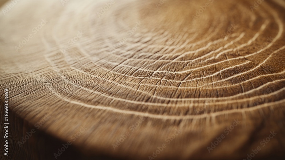 custom made wallpaper toronto digitalClose-Up of Wooden Tree Trunk Slice Revealing Growth Rings Texture