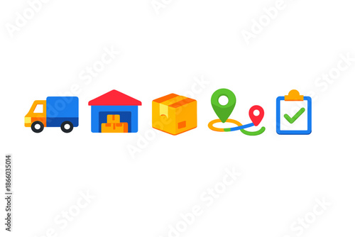 Logistics and Delivery Icons