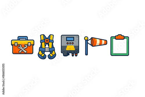 Safety Equipment Icons