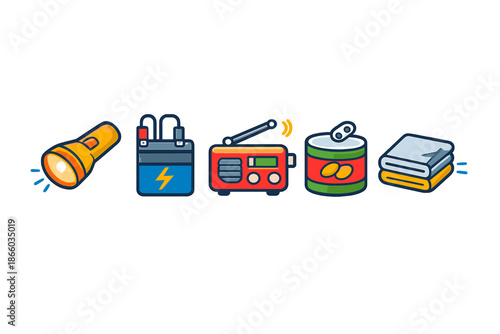 Emergency Preparedness Icons
