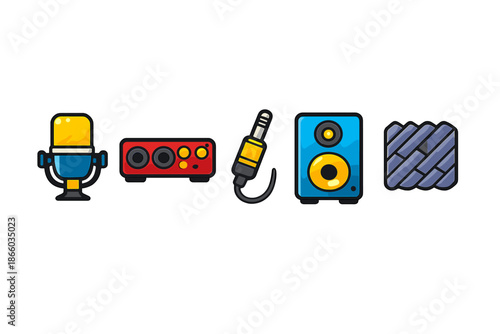 Music Production Icons Collection
