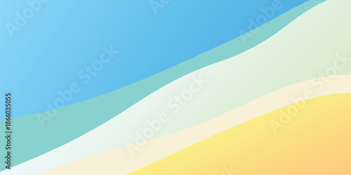 Abstract Blue Fluid Wave Background for Water and Clean Energy Concepts