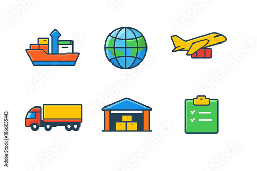 Shipping and Logistics Icons