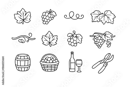 Wine Icons Collection