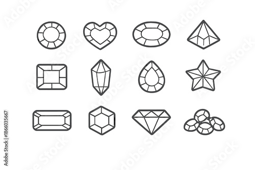 Gemstone Icon Set