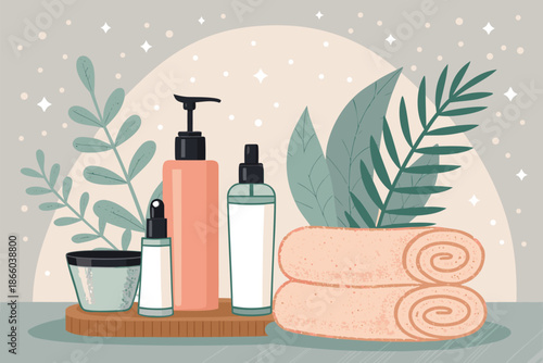 Healthy Skin Routine Spa Bathroom Ba