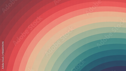 Vibrant gradient rainbow