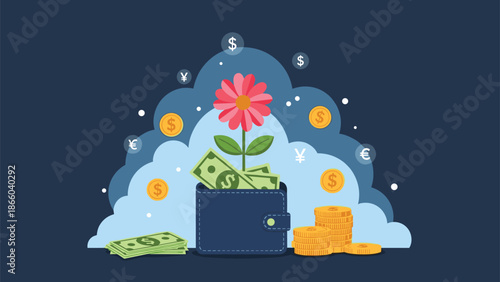 Team of medical professionals working together around a giant red heart with pulse line and medicine bottle for cardiac health and research.