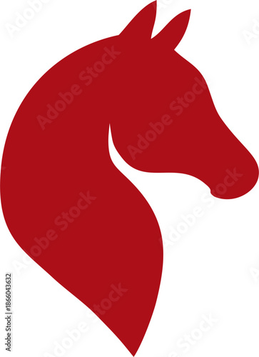 logo head equin red	