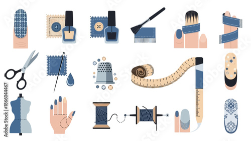 Sewing Accessories and Tools for Tailoring.