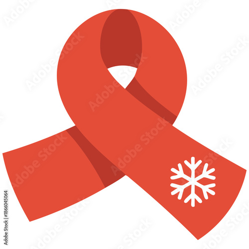 Christmas muffler vector colorful stickers icon design illustration eps file isolated