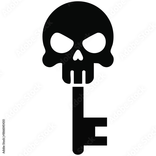 Vector colorful stickers pirate key icon design illustration eps file isolated
