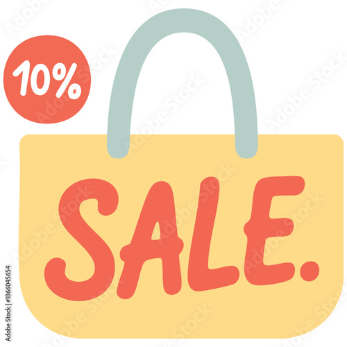 Big sale concept doodle vector outline sticker design illustration eps file isolated