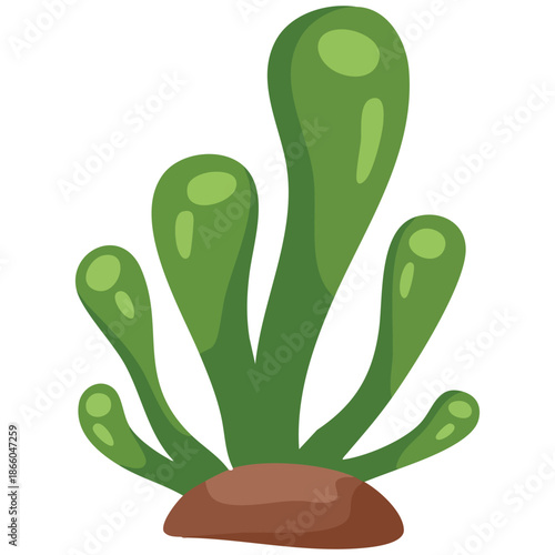 seaweed clip art design vector illustration image isolated vector illustration on white background