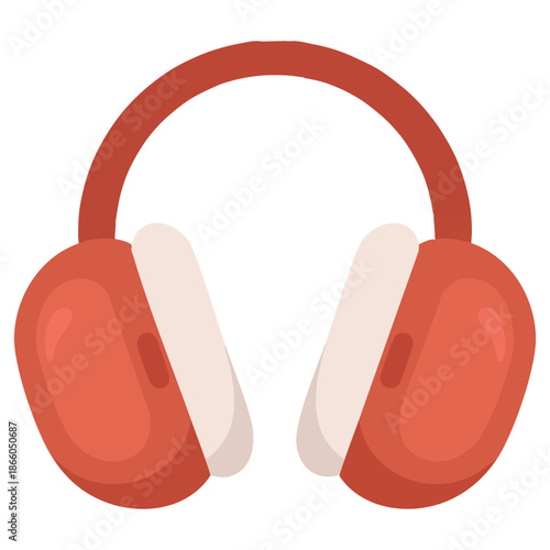 Isolated winter earmuffs clothing vector icon illustration design on white background