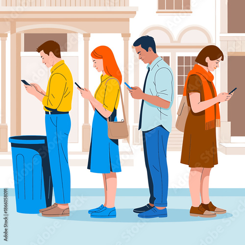 Modern society's digital distraction