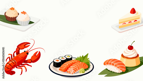 Japanese food and desserts