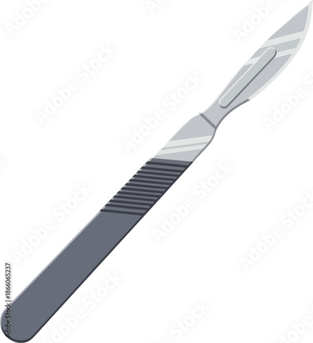 PrintSurgical Scalpel Vector Illustration