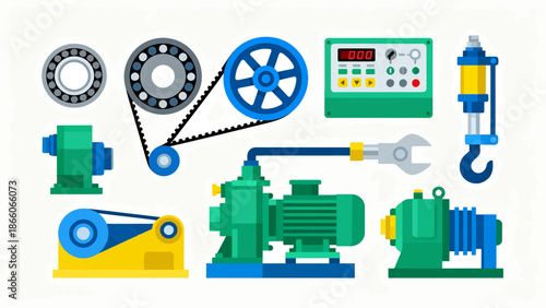 Industrial machinery components